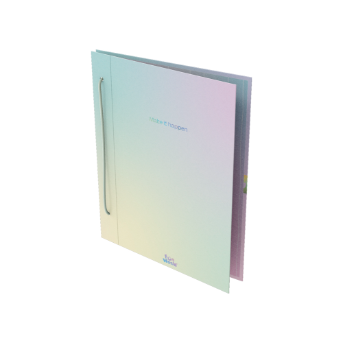 164036 CARPETA Nº3 FUN WORLD PASTEL FW - Imagen 1