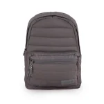 MOCHILA ESPALDA PUFFER GRIS
