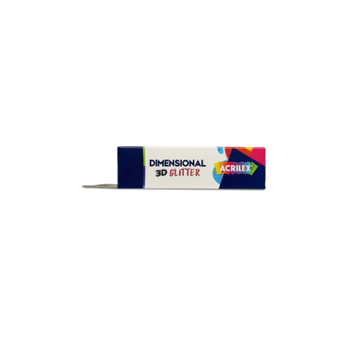 PINTURA DIMENSIONAL 3D GLITTER X 6 COLORES ACRILEX