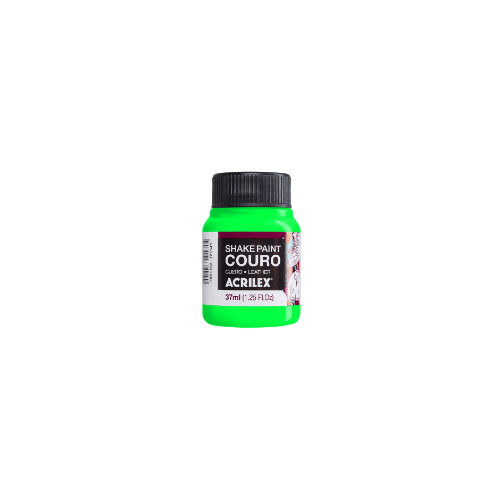 PINTURA PARA CUERO X 37 ML VERDE FLUO ACRILEX