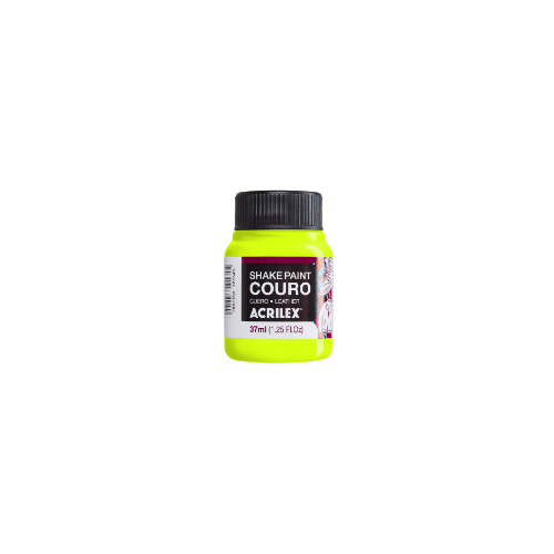 PINTURA PARA CUERO X 37 ML AMARILLO LIMON FLUO ACRILEX