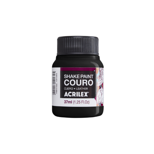 PINTURA PARA CUERO X 37 ML NEGRO ACRILEX