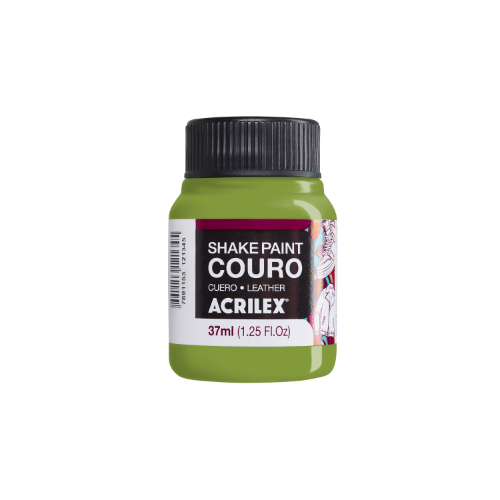 PINTURA PARA CUERO X 37 ML VERDE MANZANA ACRILEX