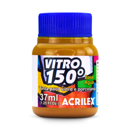 PINTURA VITRO 150° X 37 ML AMARILLO OCRE ACRILEX
