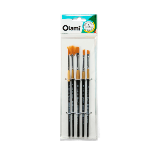 PINCEL ARTISTICO SET X 5 OLAMI