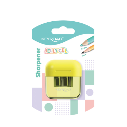 SACAPUNTA JELLY GEL 2 ORIFICIO CON DEPOSITO BLISTER KEYROAD