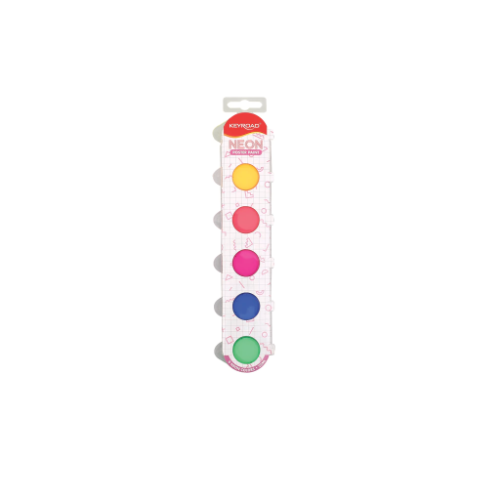 TEMPERA SET X 6 NEON SURTIDO BLISTER KEYROAD