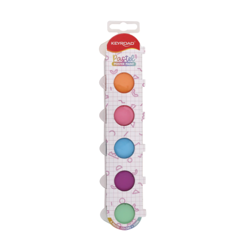 TEMPERA SET X 6 PASTEL SURTIDO BLISTER KEYROAD