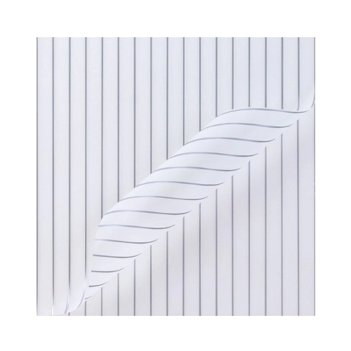 165062 PAPEL COREANO 56X56 CM ESMERILADO CON LINEAS PLATA X UNIDAD IBI - Imagen 1