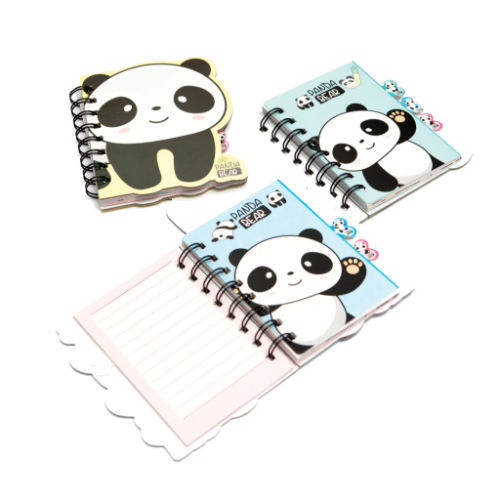 LIBRETA ANOTADOR PANDA X UNIDAD QIWI OLAMI