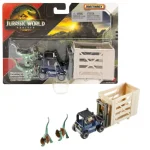 AUTO MATCHBOX JURASSIC WORLD TRANSPORTADOR DE DINOSAURIOS - Imagen 2