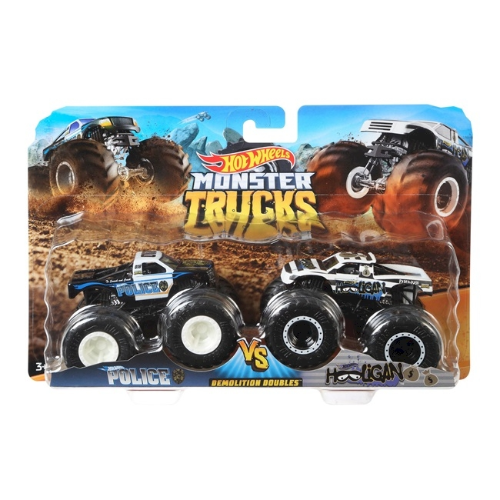 165192 MONSTER TRUCKS 1:64 2 UNIDADES - MATTEL 6336 - Imagen 1