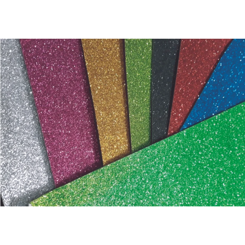 165495 CARTULINA GLITTER IRIDISCENTE DORADO 50X35 X UNIDAD ASB - Imagen 1