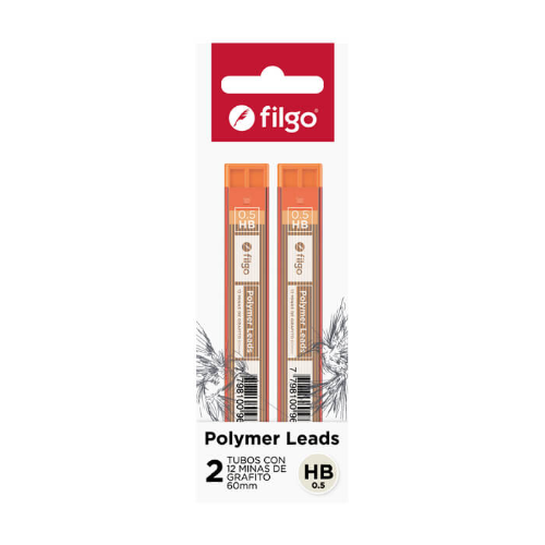 MINAS 0.5 MM 2B FLOW PACK X 2 FILGO