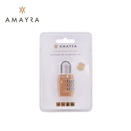 165650 CANDADO CON COMBINACION AMAYRA - Imagen 1