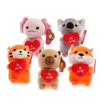 PELUCHE ANIMALITO CON CORAZON 18 CM - Imagen 4
