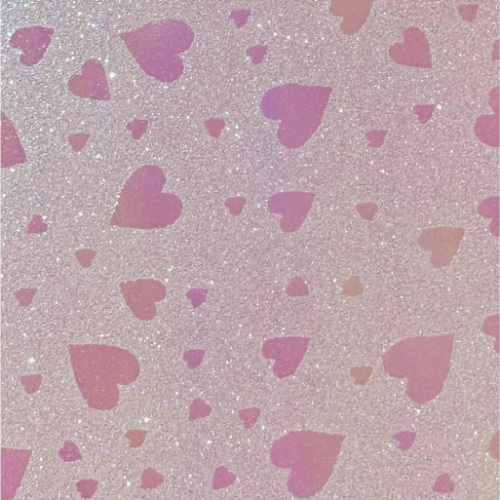 CARTULINA REFLEX -IRIDISCENTE CORAZONES 35X50 X UNIDAD ASB