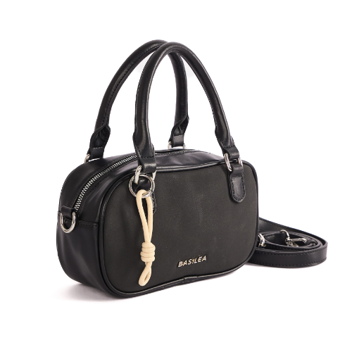 165969 BANDOLERA CON LLAVERO DESMONTABLE NEGRO - Imagen 1