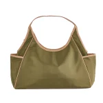 BOLSO MATERO NYLON CON YERBERO VERDE MILITAR - Imagen 2