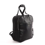 MOCHILA DOBLE BOLSILLO SUPERIOR NEGRO