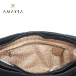 CARTERA DOBLE CORREA NEGRA - Imagen 3
