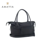 CARTERA CON CIERRE FRONTAL NEGRA - Imagen 2
