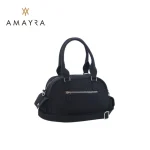 CARTERA CON BOLSILLOS FRONTALES NEGRA - Imagen 2