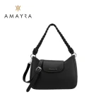 CARTERA DOBLE CORREA CON SOLAPA NEGRA