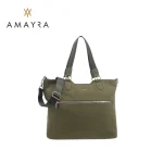 CARTERA DOBLE CORREA VERDE MILITAR