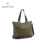 CARTERA DOBLE CORREA VERDE MILITAR - Imagen 2