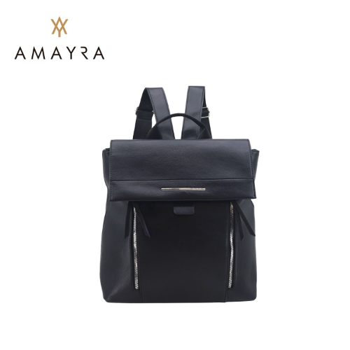 166221 MOCHILA CON SOLAPA NEGRA - Imagen 1