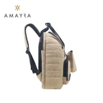 MOCHILA MATERA CON YERBERO CAMEL - Imagen 2