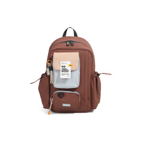 166353 MOCHILA MAIA MARRON CHOCOLATE - Imagen 1