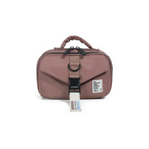 166467 PORTACOSMETICO DETROIT MARRON CHOCOLATE - Imagen 1