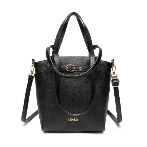 166580 BOLSO TOTE CAROLINE TRIPLE CORREA NEGRO - Imagen 1