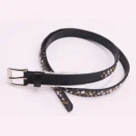 CINTO SHINE CON TACHAS NEGRO