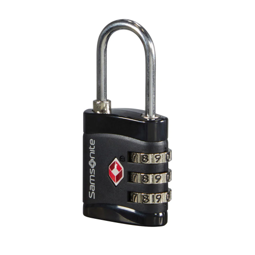 166678 CANDADO COMBILOCK 3 DIAL GLOBAL TA TSA NEGRO - Imagen 1