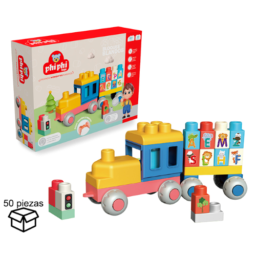 166913 BLOQUES SOFT 30 PIEZAS IMPRESO - Imagen 1