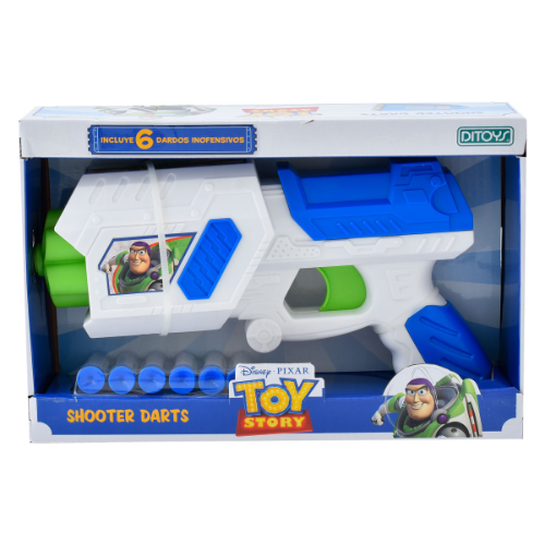 166942 PISTOLA CON DARDOS SHOOTER STRIKE TOY STORY - Imagen 1