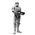 FIGURA PARA ARMAR CON ARTICULACIONES STAR WARS STORMTROOPER BLOKEES - Imagen 2