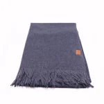 BUFANDA PASHMINA LEO AZUL LIMA