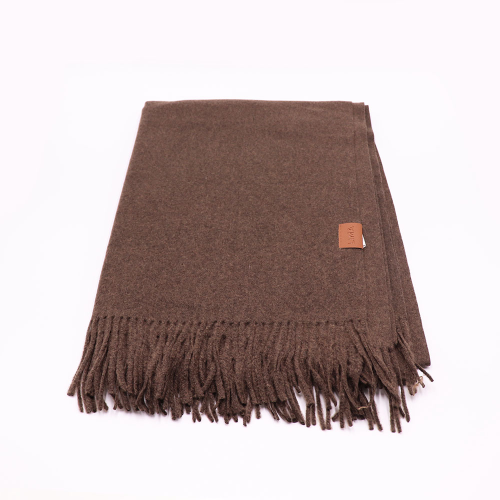 167748 BUFANDA PASHMINA LEO MARRON LIMA - Imagen 1