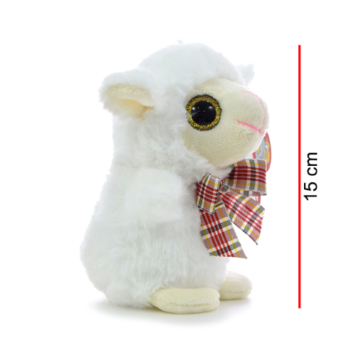 167773 PELUCHE PATA VACA GALLO Y OVEJA 15 CM - Imagen 1
