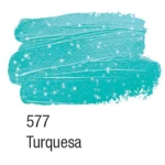 PINTURA CINTILANTE X 100 ML TURQUESA  ACRILEX - Imagen 2